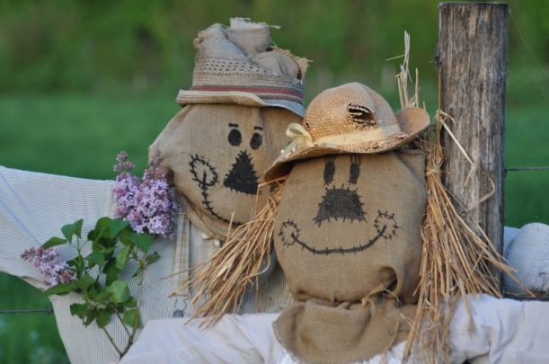 épouvantails amoureux