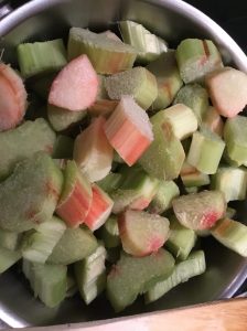 rhubarbe et sucre