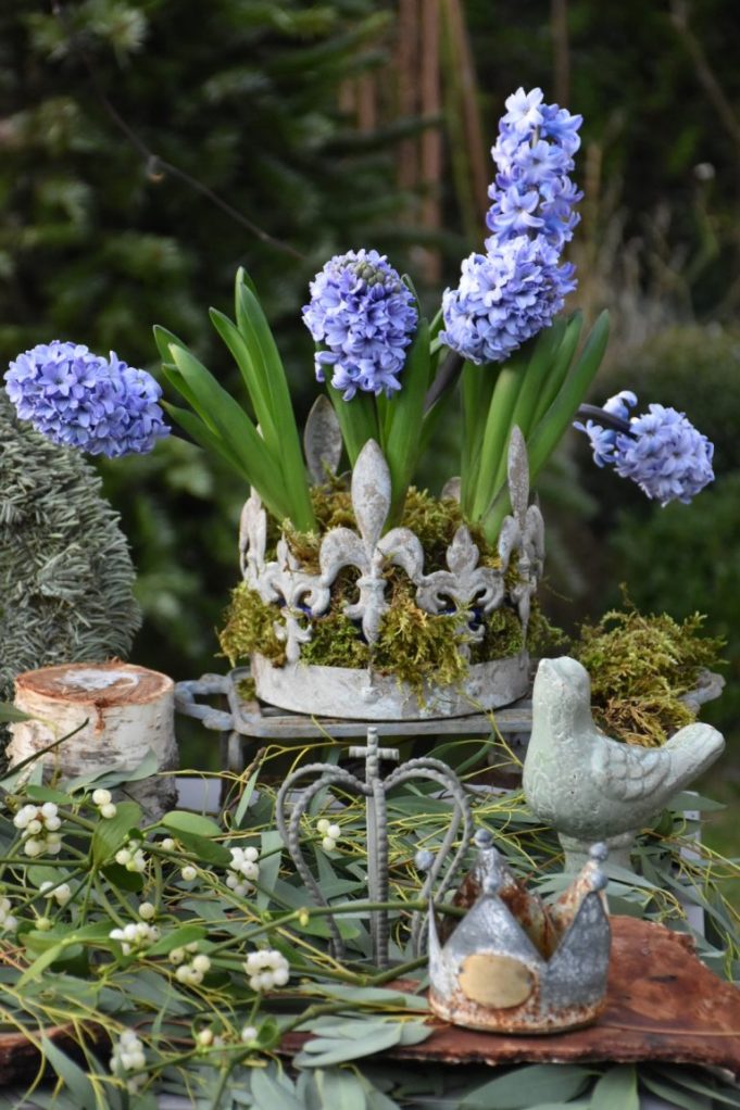 Couronne de jacinthes